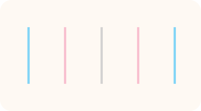The trans flag color scheme